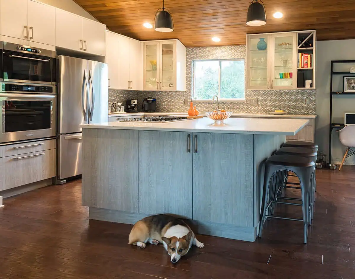 Completed kitchen remodel final walkthrough