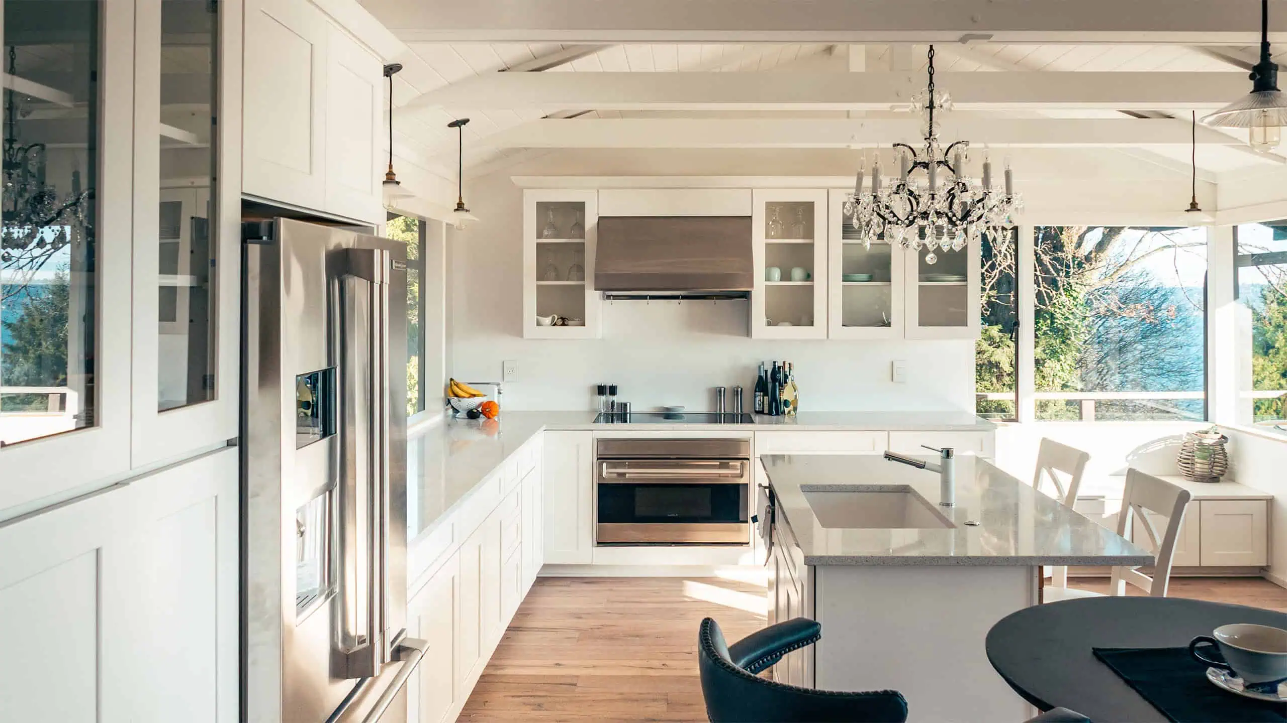 Kitchen after remodel - Vashon Island
