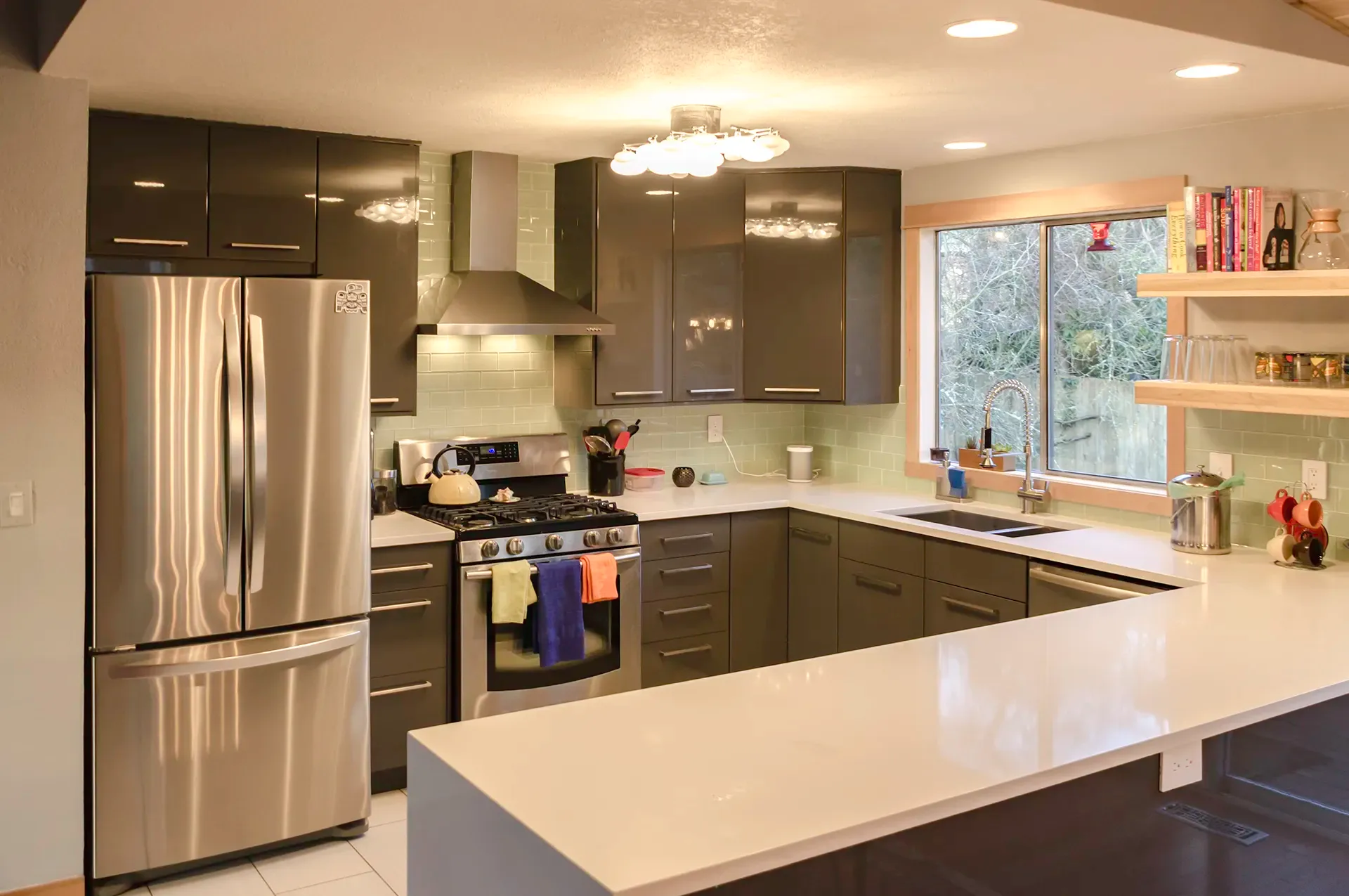 Seattle IKEA kitchen installation with custom design refinements from NW Homeworks