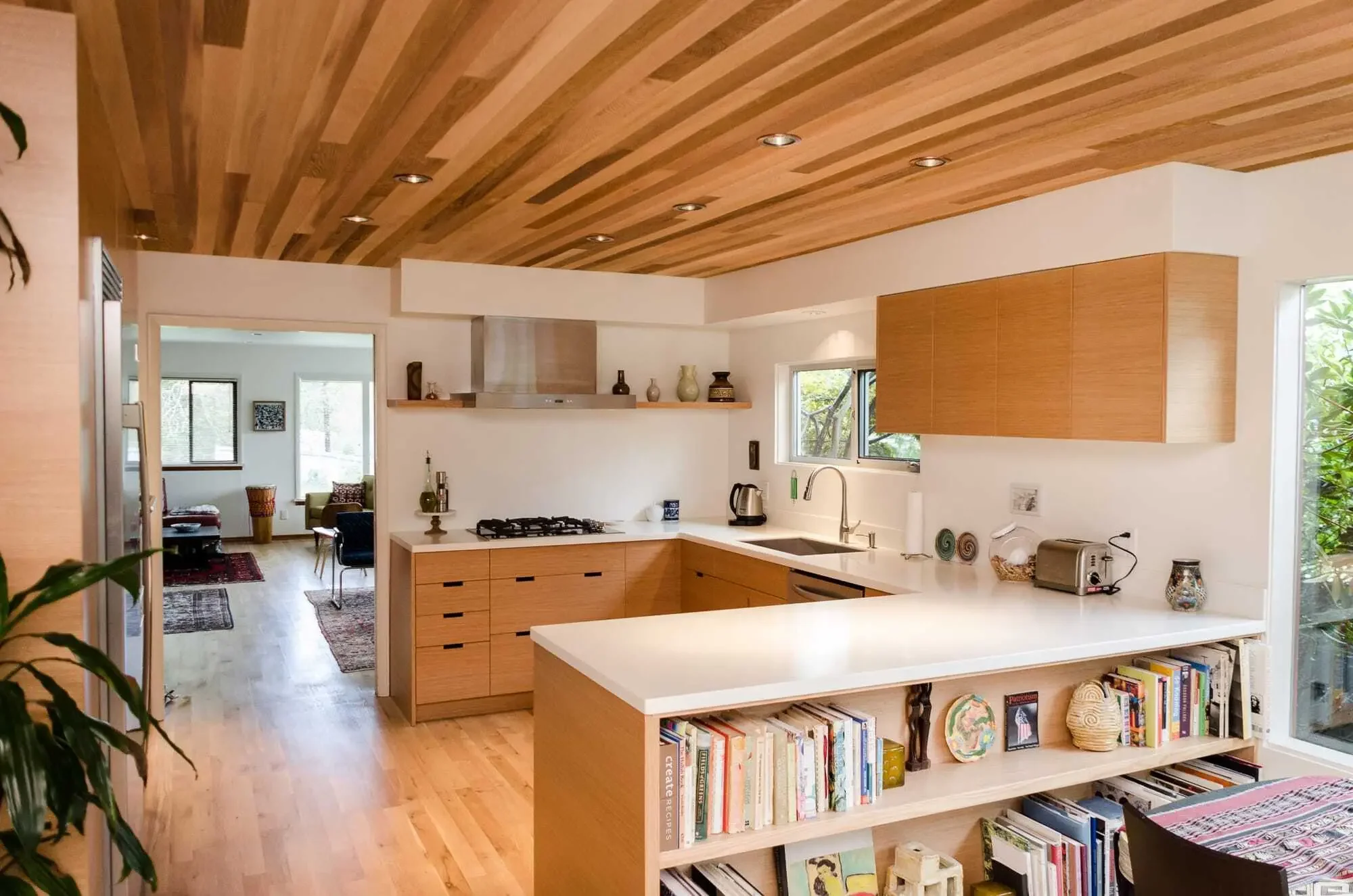 Custom cabinet doors on IKEA kitchen cabinets installed by NW Homeworks