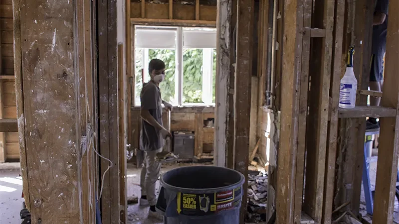 NW Homeworks remodel in progress in Seattle